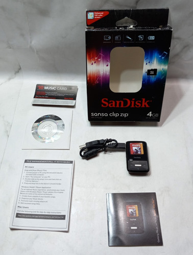 Sandisk sansa clip zip 4gb - sansa,