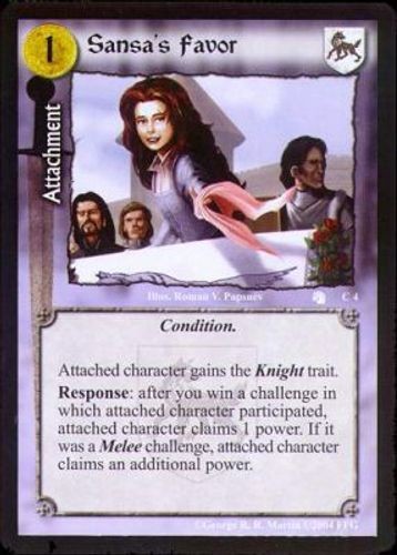 Sansa favor a tourney - a, of