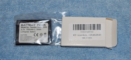 Batteria sandisk sansa - batteria, e200